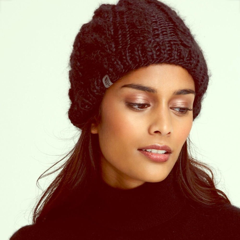 The North Face Black Cable Beanie